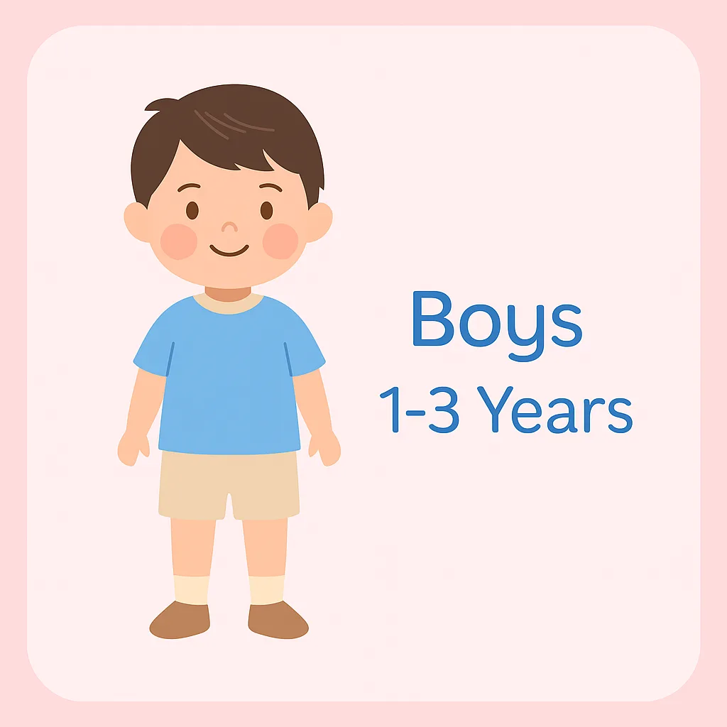 Boys 1-3 Years