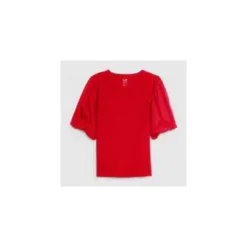 Puffed Sleeve T-Shirt