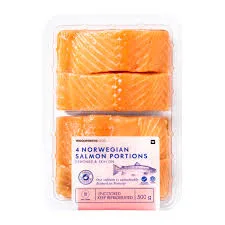 Norwegian Salmon Portions 500g